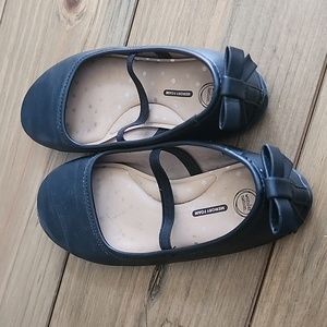 Girls Black Ballet Flats - Size 12